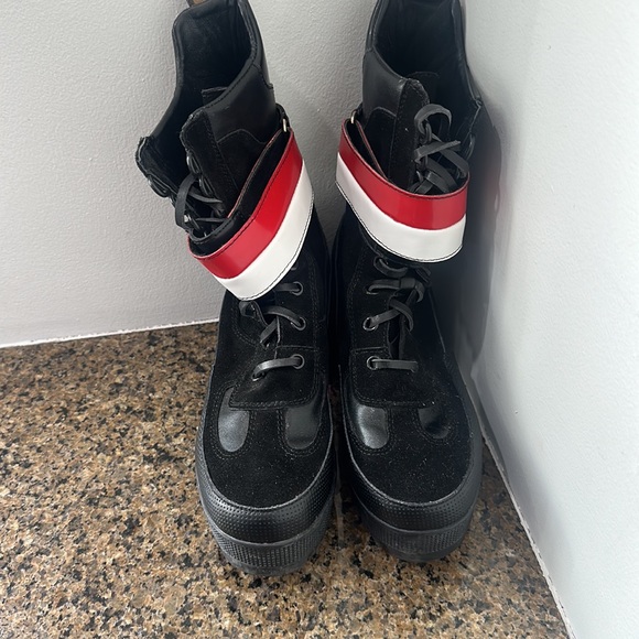 Slightly used LV boots do not have receipts or certificate. - Picture 2 of 3